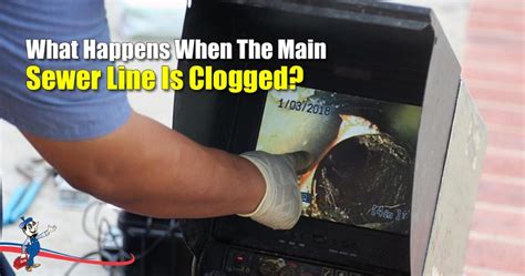 A Clogged Main Sewer Line: Causes & Warning Signs