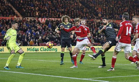 Middlesbrough 0-1 Chelsea as it happened: Costa goal as Blues go top ...