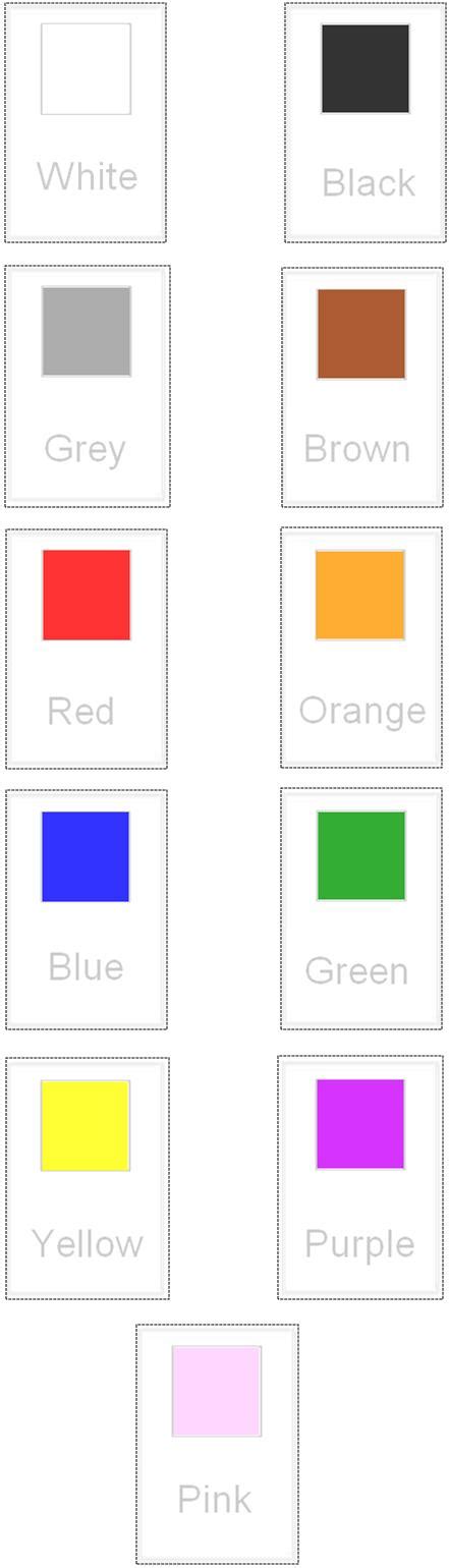 Color Flash Cards | Free Printable Color Flash Cards | Individual Flash Card