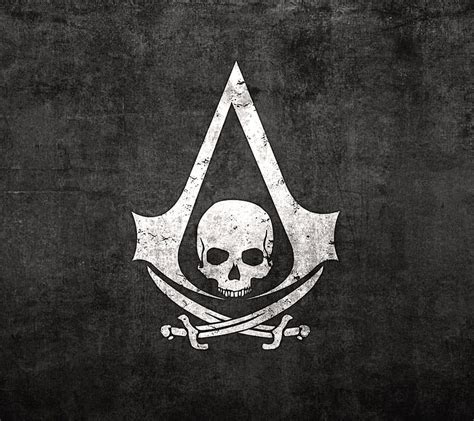 Assassins Creed Logo Black Background