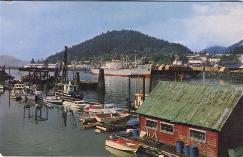 Wrangell Alaska AK ~ Port Fishing Boat Boats Ship Ships Inside Passage Postcard | United States ...