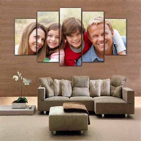 5Piece Custom Made Family Canvas Wall Art HD Printed - Perfect Gift ...