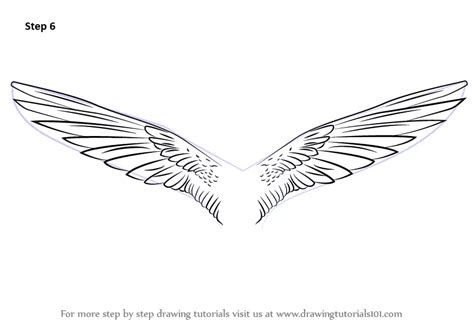 Learn How to Draw Unicorn Wings (Unicorns) Step by Step : Drawing Tutorials