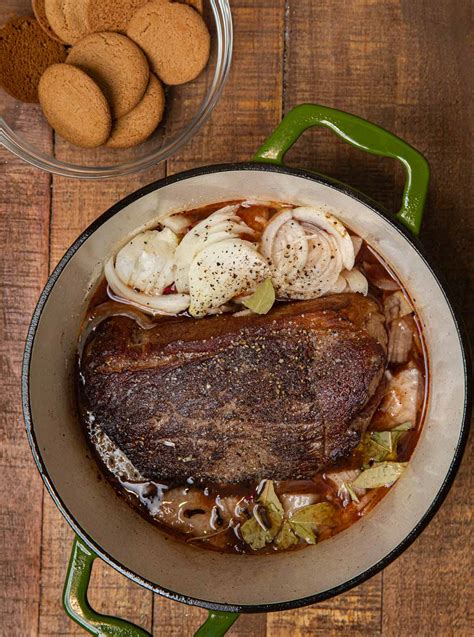 Traditional German Sauerbraten Recipe - Dinner, then Dessert