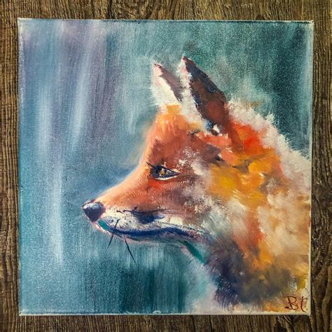 My Fox oil painting : EverythingFoxes