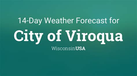 City of Viroqua, Wisconsin, USA 14 day weather forecast