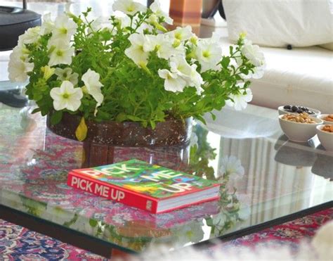 DIY- My Spring Floral Coffee Table Centerpiece - TrendSurvivor | Coffee table centerpieces ...