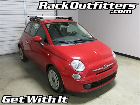 Fiat 500 Thule Rapid Traverse SILVER AeroBlade Roof Rack '11-'15 ...