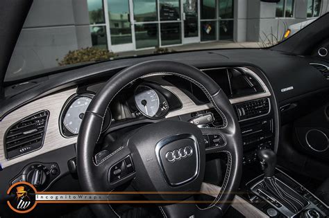 Audi S5 Cabriolet - Interior Wood Grain — Incognito Wraps