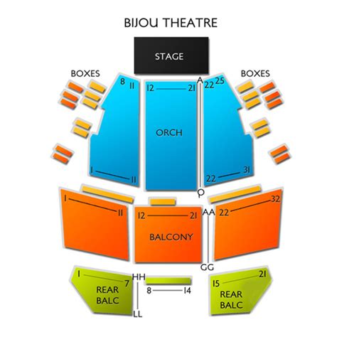 Bijou Theatre - Knoxville Seating Chart | Vivid Seats