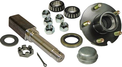 2,000 lbs 5 on4.5" Idler Hubs Square Spindles FREE SHIPPING! TRAILER AXLE KIT RV, Trailer ...