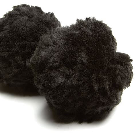 4" Large Black Craft Pom Poms - Pom Poms - Kids Crafts - Craft Supplies - Factory Direct Craft