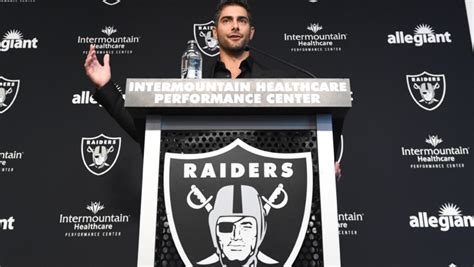 Las Vegas Raiders QB Jimmy Garoppolo had offseason surgery, recovery ...