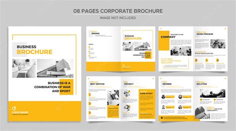 Premium PSD | Pages Corporate Brochure Template