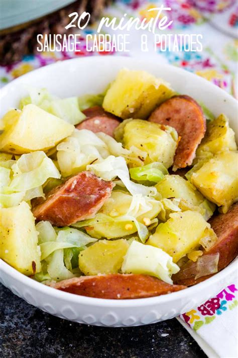 Recipe For Sausage Cabbage And Potatoes | Dandk Organizer