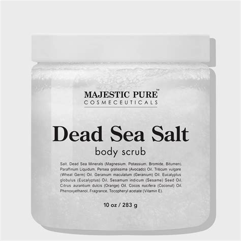 Dead Sea Salt Scrub - Majestic Pure Cosmeceuticals