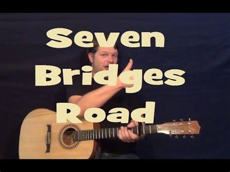 Seven Bridges Road (The Eagles) Guitar Lesson Easy Strum Chord How to ...