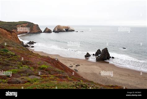 Rock formations off the northern California coast Stock Photo - Alamy