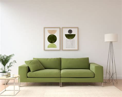 What Color Wall Goes with Olive Green Couch? - roomdsign.com