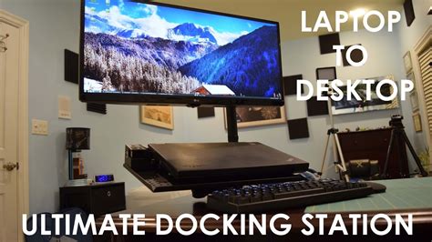 My Ultimate Laptop Docking Station Build With LG Ultra-wide Monitor - YouTube