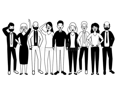 People group diversity stock illustration. Illustration of character ...