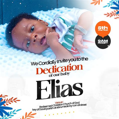 Baby Dedication Poster Design Photoshop | Graphic design business card ...