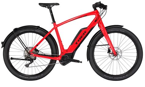 2018 Trek Super Commuter 8 Mens Electric Bike in Red