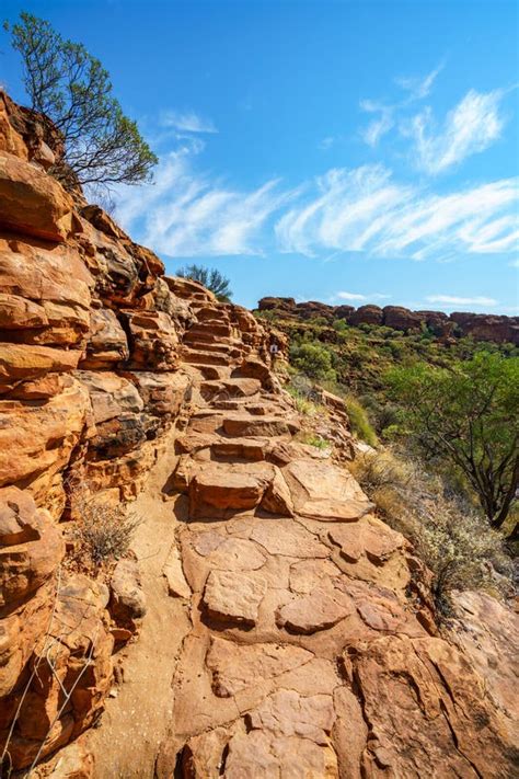 Hiking in Kings Canyon in the Sun, Watarrka National Park, Northern Territory, Australia 1 Stock ...