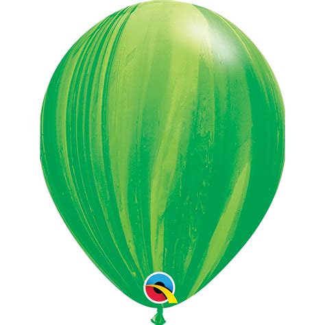 [Helium Inflated Balloons] - 12 Inch Forest Marble Latex Balloons