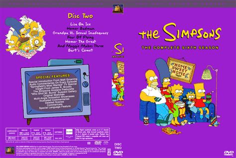 Simpsons (Season 6 Disc 2) - TV DVD Custom Covers - 349Simpsons The ...