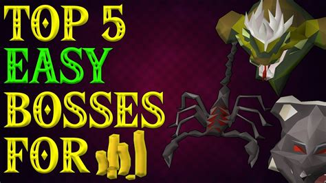 Top 5 Easy & Profitable Bosses In OSRS - [2022] - Money Making Guide ...