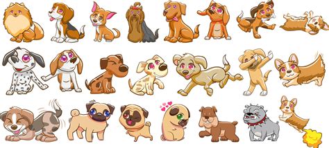 Cartoon Dog Breeds Stickers - BUY 2 GET 1 FREE Buy 2 of our sticker ...