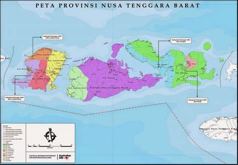 Peta Provinsi Nusa Tenggara Barat Gambar dan Keterangannya