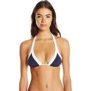 Seafolly Women's Block Party Wide Strap Slide Triangle Bikini Top ...