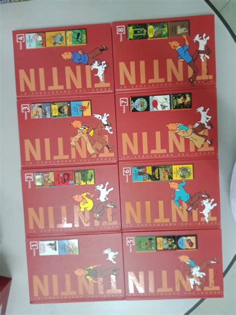 Tintin comic books set, Hobbies & Toys, Books & Magazines, Children's Books on Carousell