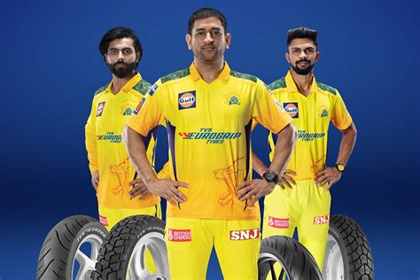 IPL 2022: MS Dhoni-led Chennai Super Kings unveil new-look Jersey with TVS Eurogrip Tyres as ...