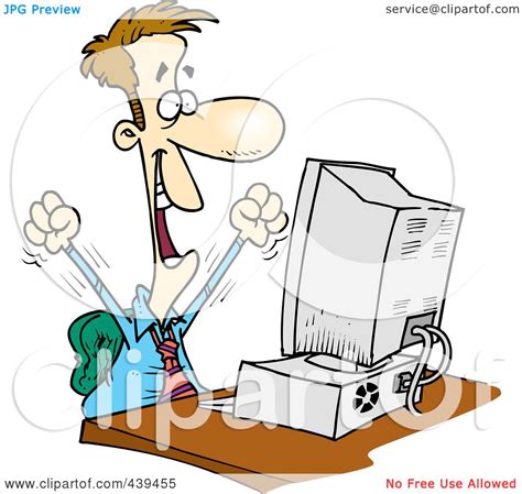 Royalty-Free (RF) Clip Art Illustration of a Cartoon Happy Businessman ...