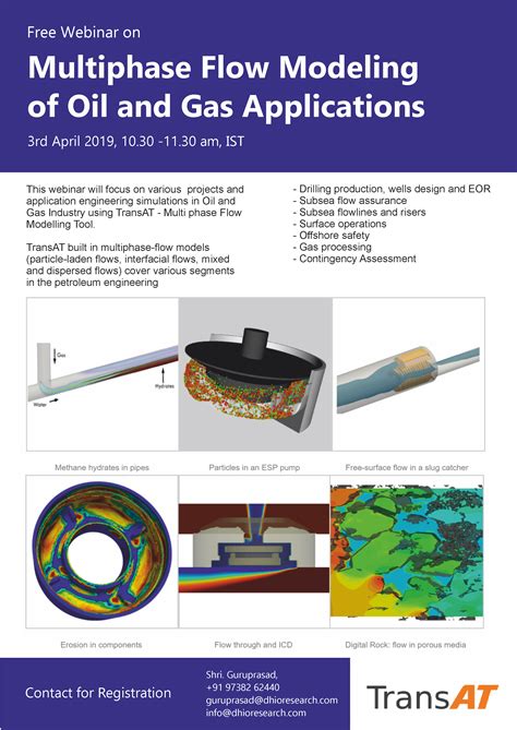 Free Webinar on Multiphase Flow Modeling of Oil and Gas Applications