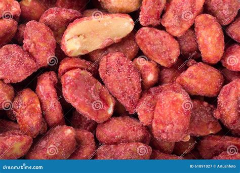 Spicy spice coated peanuts stock image. Image of root - 61891027