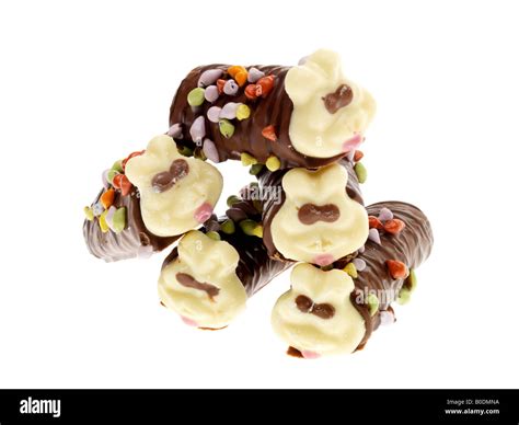 Chocolate Mini Rolls Stock Photo - Alamy