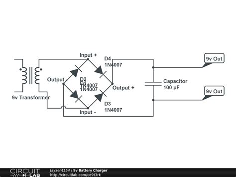 9v Rechargeable Battery Charger Circuit Diagram - Circuit Diagram