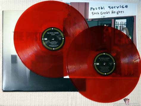 The Postal Service ‎– Give Up (2004) Vinyl, LP, Album, Red Translucent – Voluptuous Vinyl Records