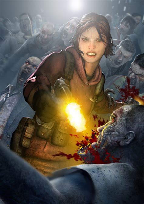 Image - L4d-art-zoey-zombies.jpg - The Left 4 Dead Wiki - Left 4 Dead, Left 4 Dead 2, Survivors ...