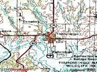 Tishomingo, Oklahoma (OK 73460) profile: population, maps, real estate, averages, homes ...