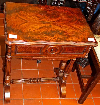 Bonhams : A Victorian mahogany work table