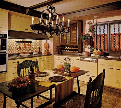 1970s kitchen design - one harvest gold kitchen decorated in 6 distinct '70s styles - Retro ...