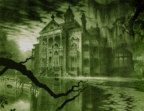Concept art of the Mansion from The Haunted Mansion movie | Disney haunted mansion, Mansions ...