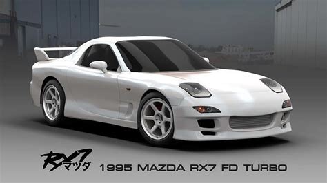 Mazda RX7 FD Turbo 1995 JDM free VR / AR / low-poly 3D model | CGTrader