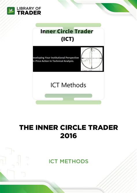 The Inner Circle Trader 2016 - ICT Methods | Library of Trader