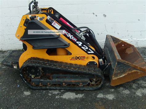 Boxer 427 Mini Bobcat Toro Dingo Walk Behind Skid Steer Loader Gas Track